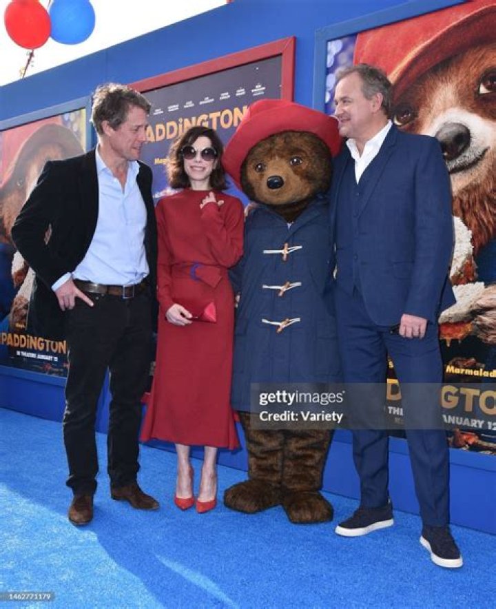 Photo hugh grant sally hawkins hugh bonneville step out for paddington