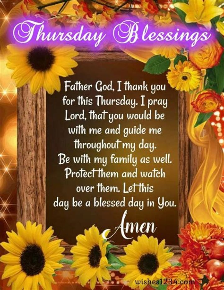Pin on Thursday blessings