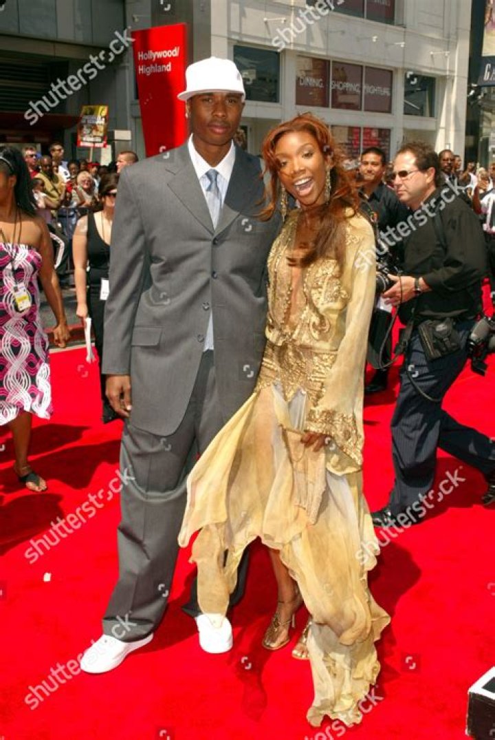 Quentin Richardson Brandy Norwood Editorial Stock Photo Stock Image