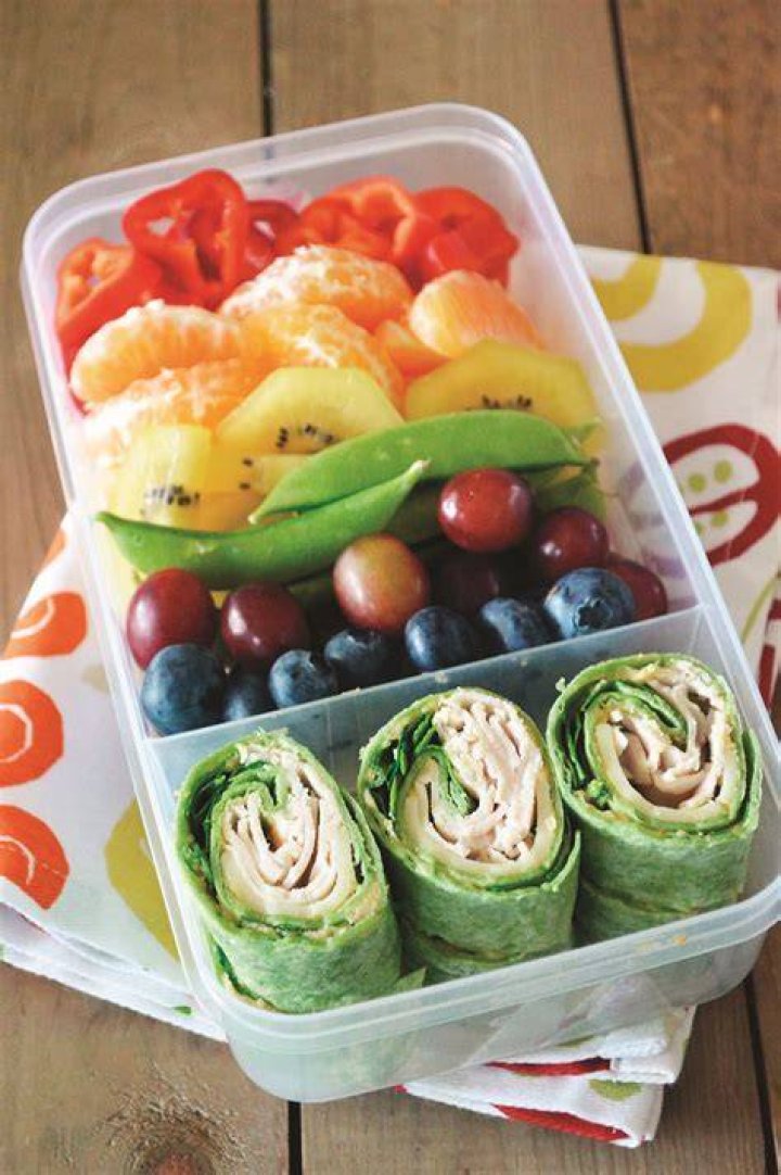 Rainbow Bento Box with Deli Spirals Recipe (kidfriendly, dairyfree