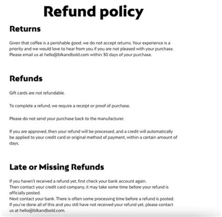Refund Policy, Carmelo-maika