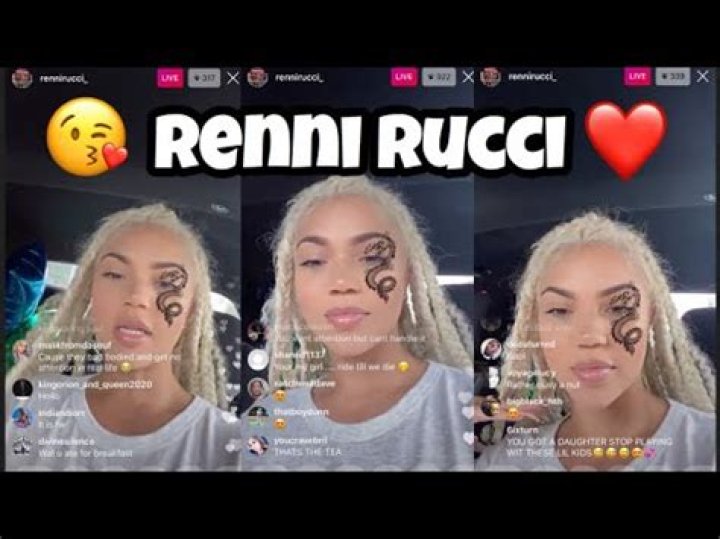 Renni Rucci Instagram Live Stream 1 September 2021 IG LIVE's TV