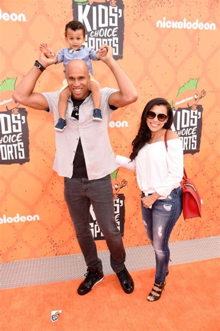 Richard Jefferson and wife Teresa Lourenco