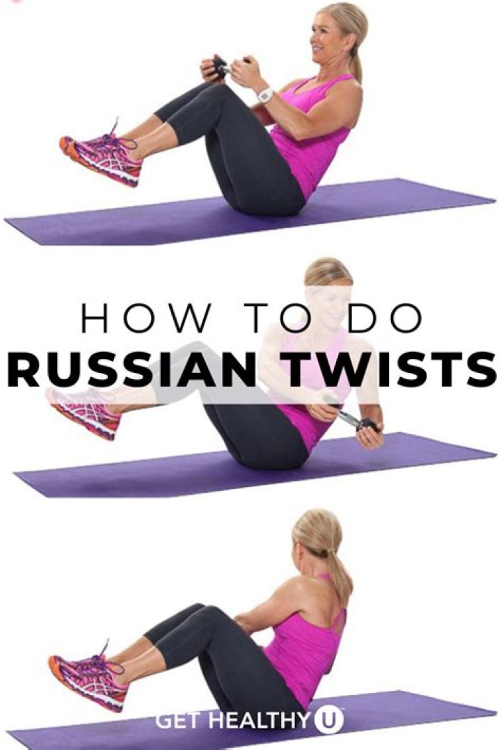 Russian Twists And Waist Reduction