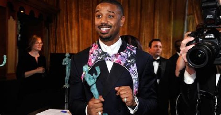 SAG Awards Michael B Jordan and Laura Harrier get flirty backstage
