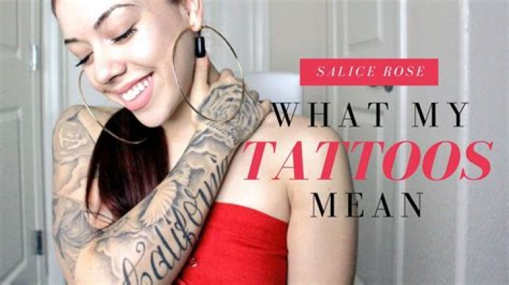 Salice Rose Tattoos Youtube, Girlfriend & Net Worth TV Show Stars