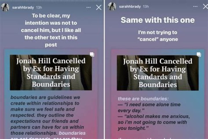 Sarah Brady Slams Claim She's Trying to 'Cancel' Jonah Hill