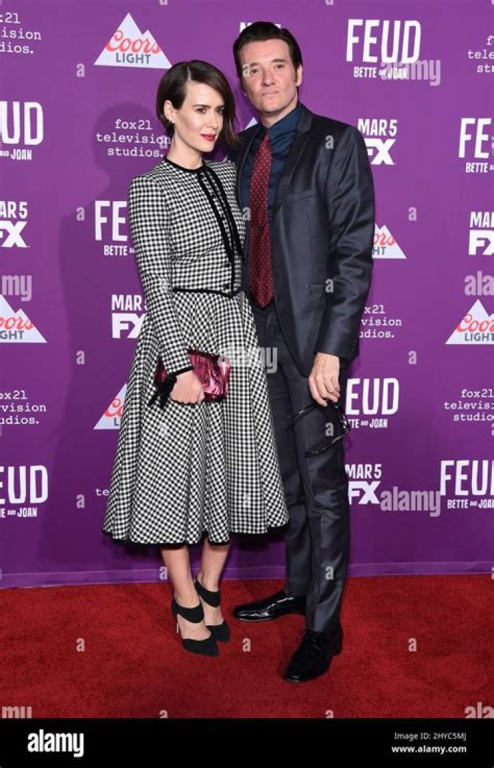 Sarah Paulson and Jason Butler Harner attend TV Academy's preEmmys