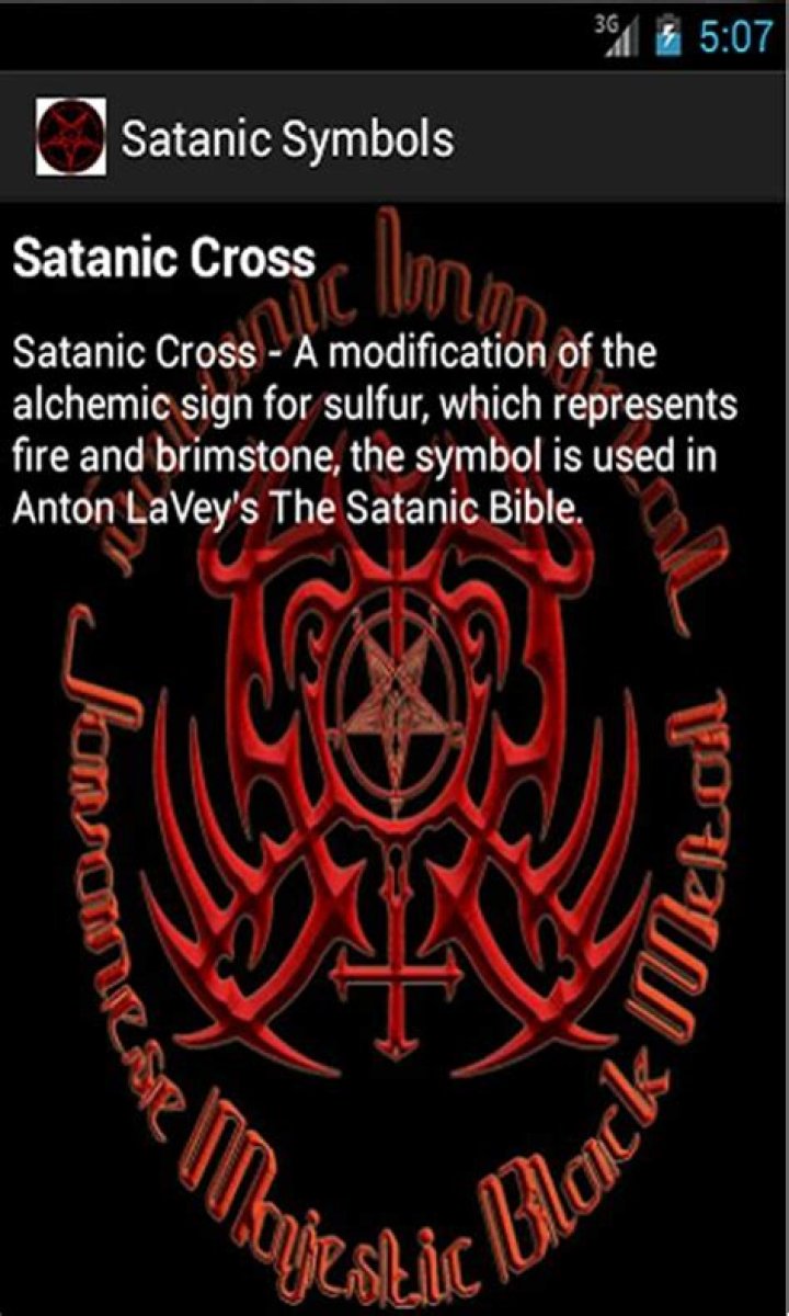 Satanic Symbols Appstore for Android