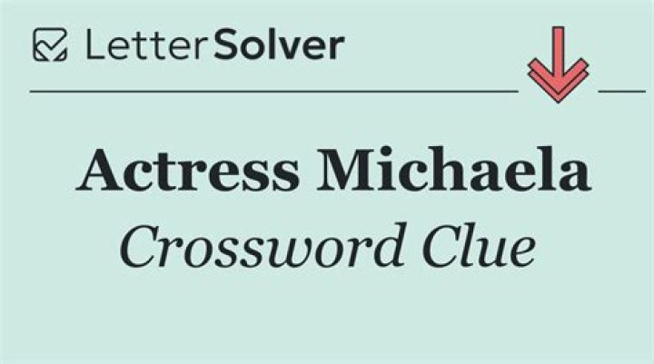 Screenwriter/actress Michaela Crossword Clue | ZBlogS