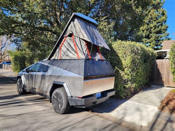 See inside the prototype for a new $24,000 Tesla Cybertruck camper attachment ·