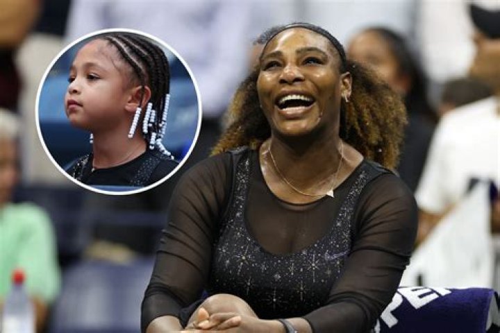 Serena Williams and daughter Olympia match on red carpet