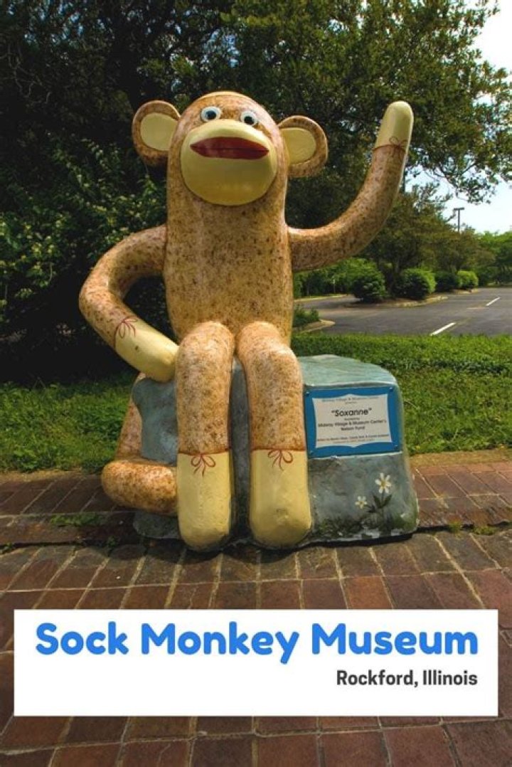 Sock Monkey Museum at Midway Village in Rockford, Illinois Silly America
