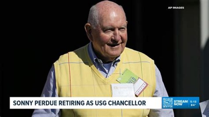 Sonny Perdue chancellor salary