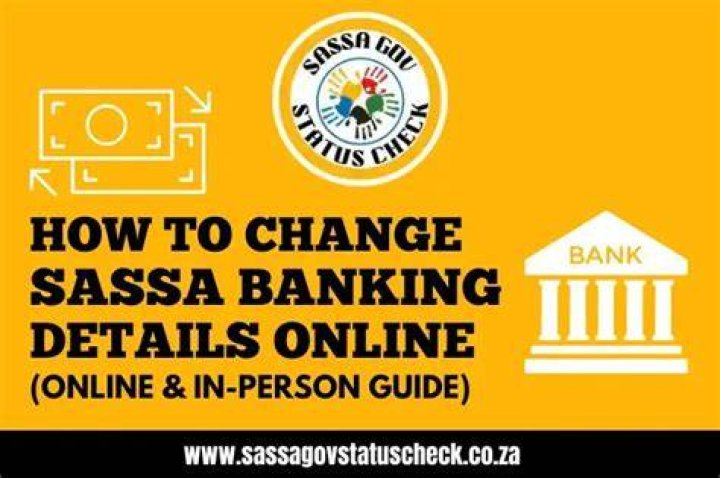 srd.sassa.gov.za banking details submission online banking