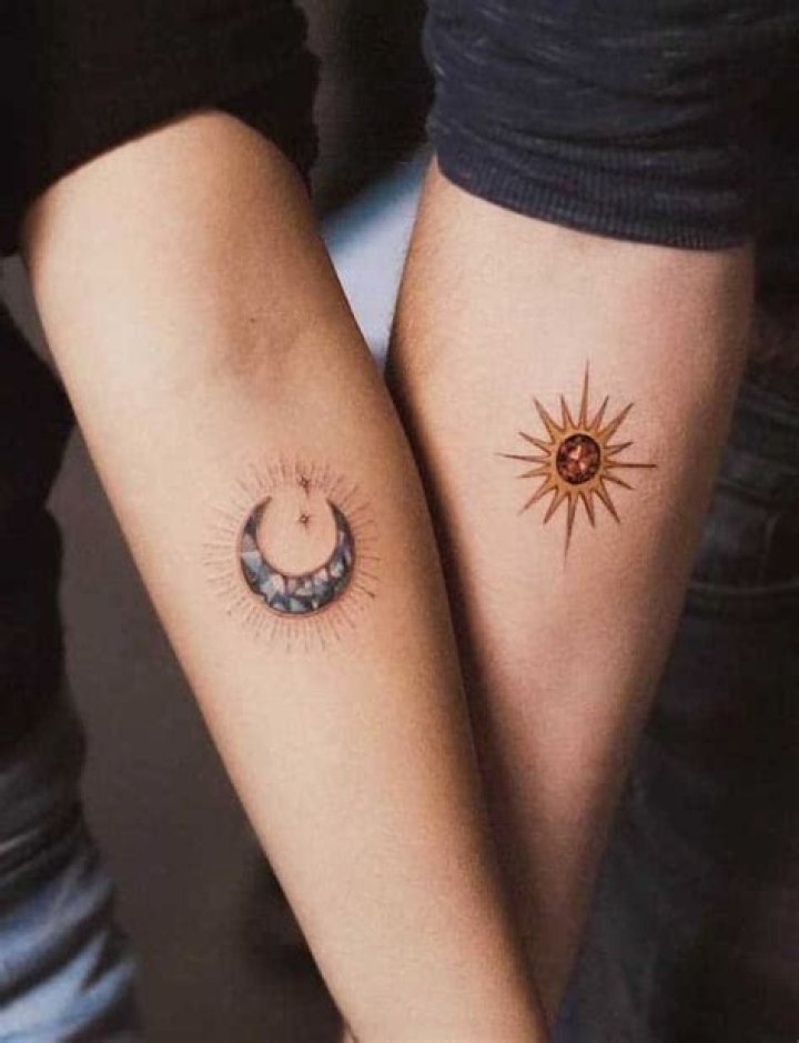 Sun and Moon Matching Tattoo Designs, Ideas and Meaning Tattoos For You