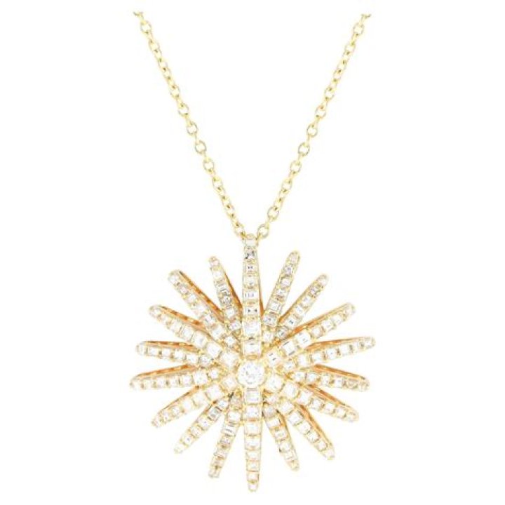 Sunburst Necklace in 18k Yellow Gold Sunny Hostin Shop