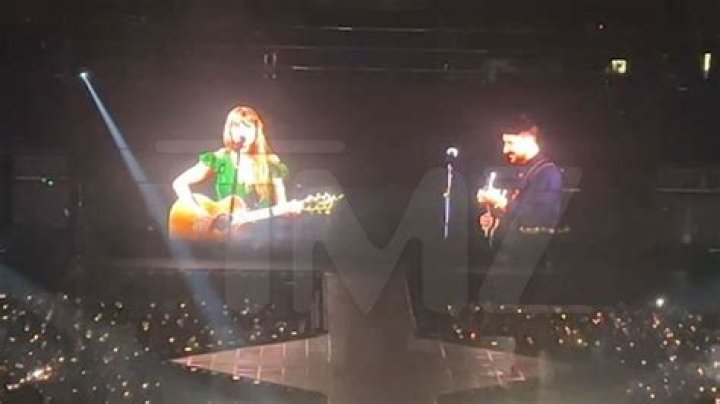 Taylor Swift and Marcus Mumford Perform at Las Vegas Eras Concert |
