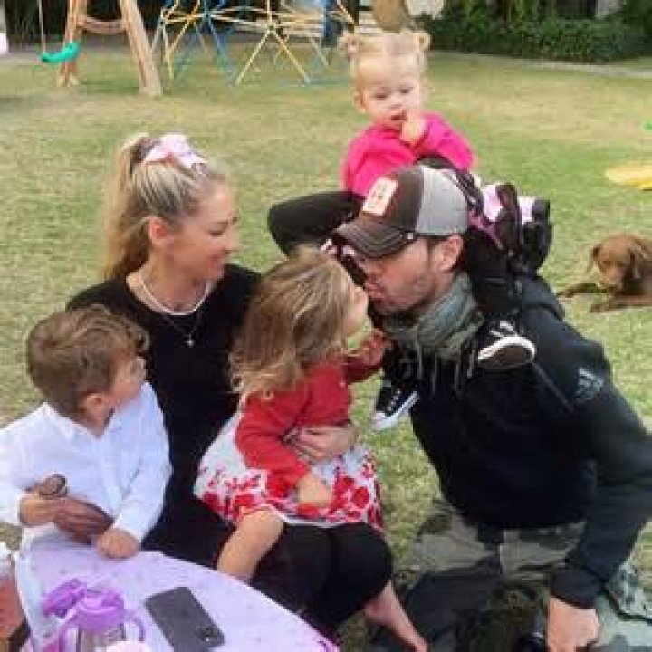 The couple share three children, Grace, 12, Hayes, 14, and Cayden, 15, and both have filed for joint custody; seen in 2019
