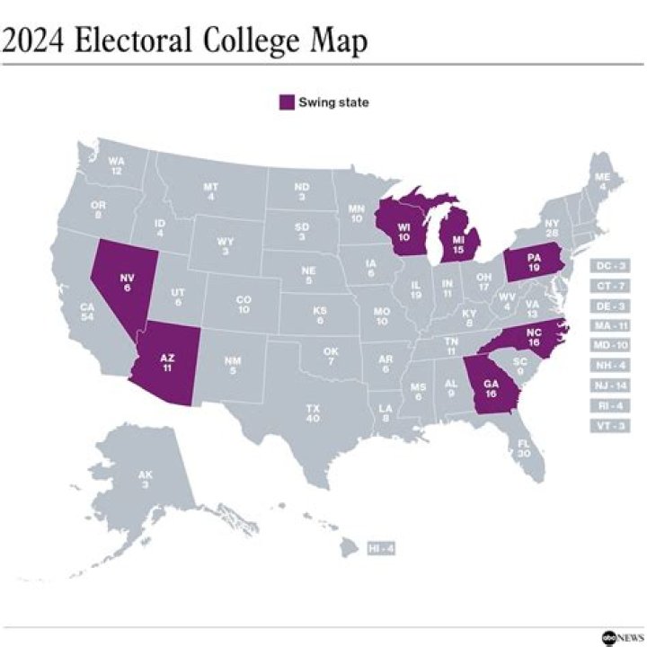 The electoral college map of the 2020 election illustrates how similar the Barbenheimer opening weekend map is to the breakdown of the real American political landscape
