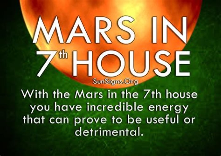 The Mars In 7th House