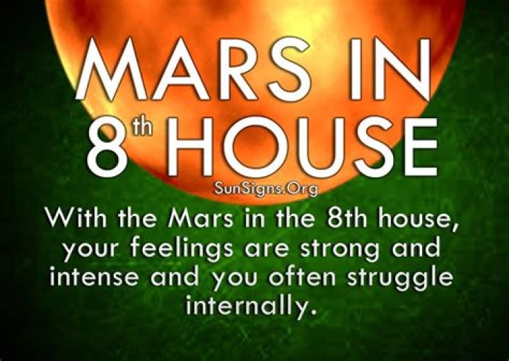 The Mars In 8th House