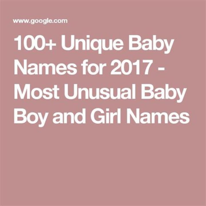 The Most Unique and Fashionable Baby Names For Girls and Boys Girl