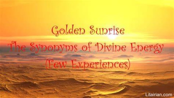 The Synonyms of Divine Energy