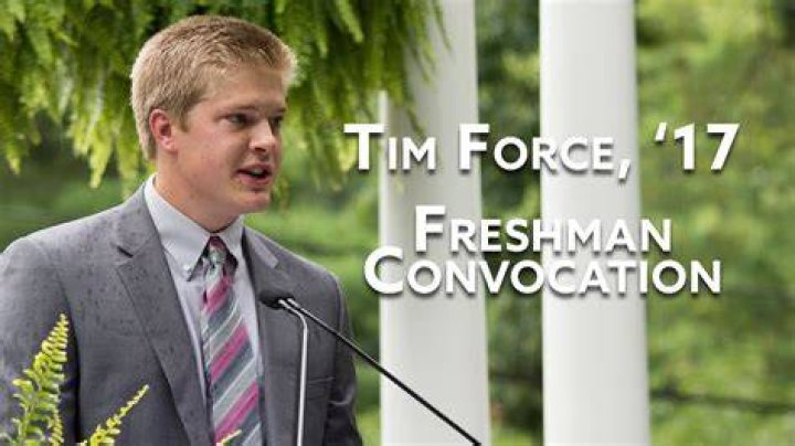 Tim Force Speaks at Freshman Convocation Hillsdale College YouTube