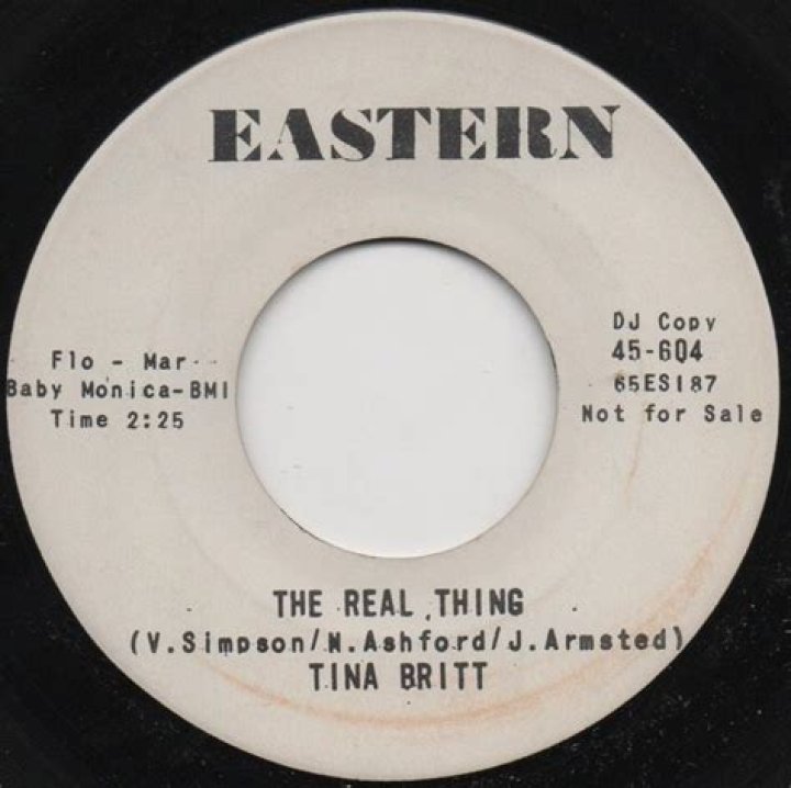 Tina Britt The Real Thing (1965, Vinyl) Discogs