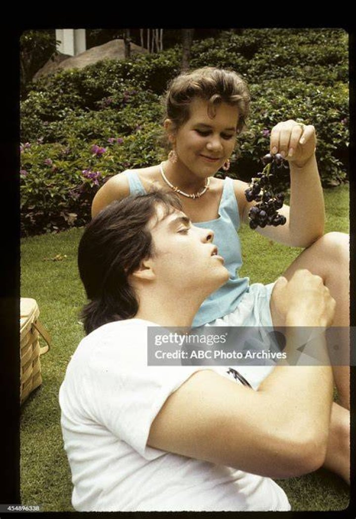 Tracey Gold and Kevin Wixted on location in 1987 80s and 90s fashion