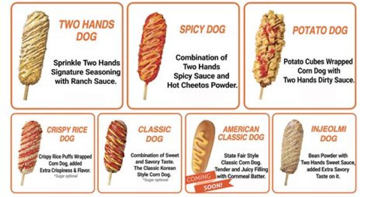 Two Hands Corn DogsHouston USAKOR your one stop food shipping
