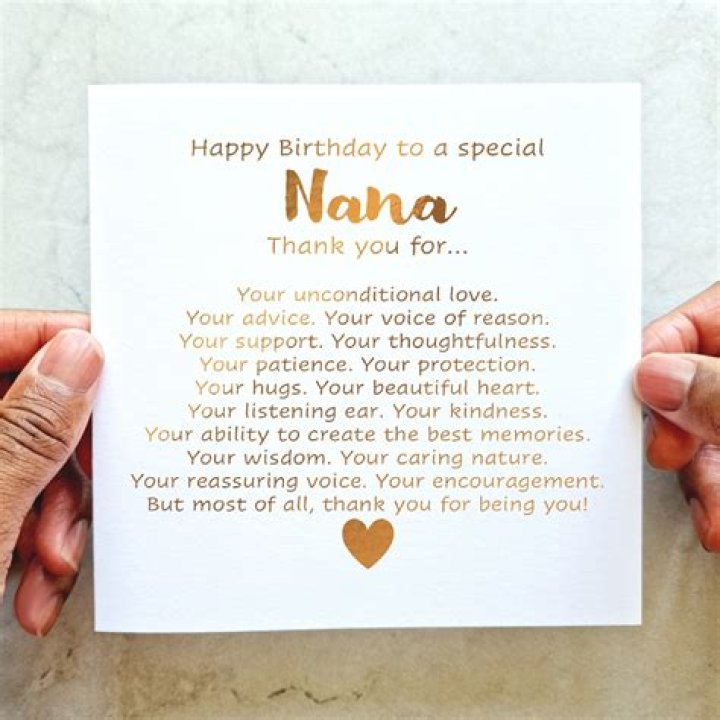 Unveiling The Heartfelt Essence Of "Happy Birthday Nana" Quotes
