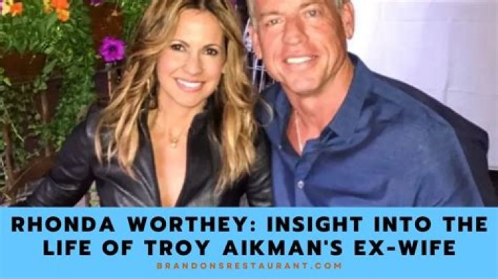 Unveiling The Life And Impact Of Rhonda Worthey, Troy Aikman's Wife