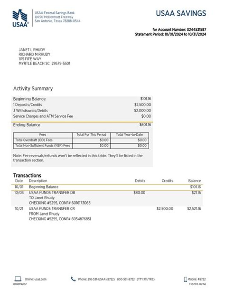USAA USAA Savings Account