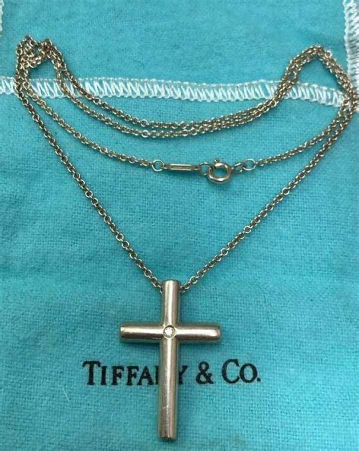 Vintage Tiffany Cross Necklace Tiffany Sterling and 18k Gold Etsy in