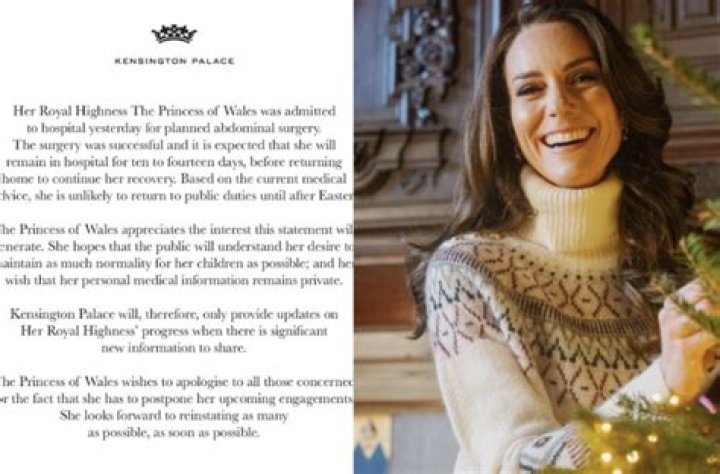 What Happened To Kate Princess Of Wales Abdominal Surgery