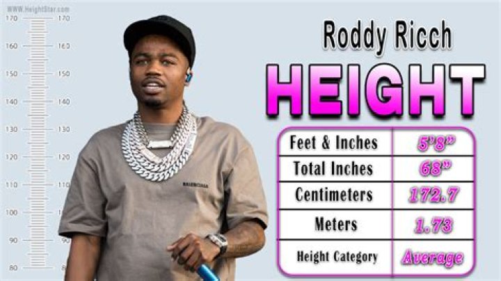 What is Roddy Ricch Height?