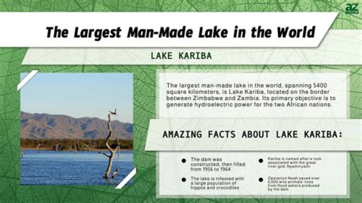 What is the largest man-made lake in US?