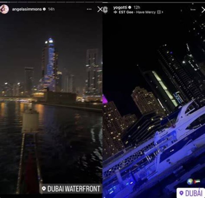 Yo Gotti And Angela Simmons Enjoy Dubai