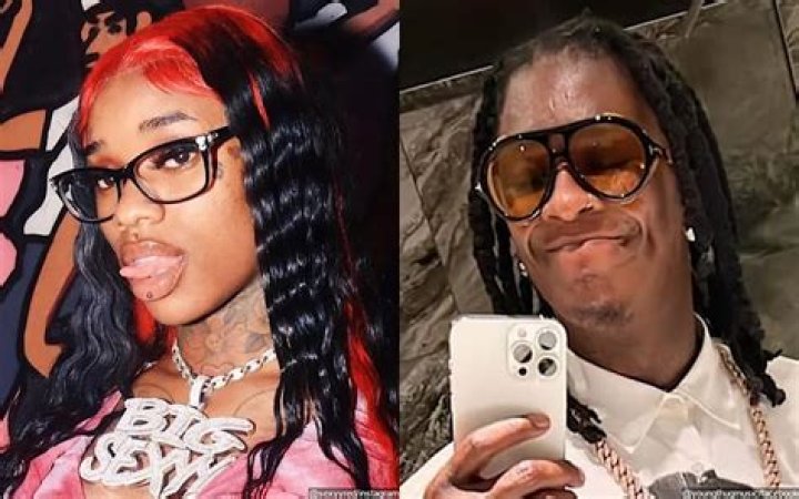 Young Thug with his girlfriend/Fiancee Jerrika Karlae