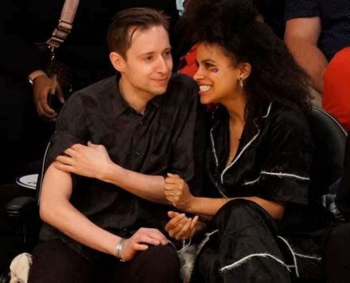 Zazie Beetz and boyfriend David Rysdahl Emmys Red Carpet Dresses 2018